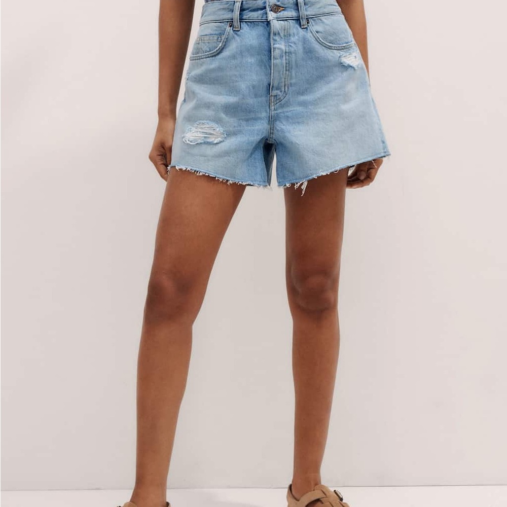 ME+EM Light Blue Jean Shorts - Picture 2 of 8